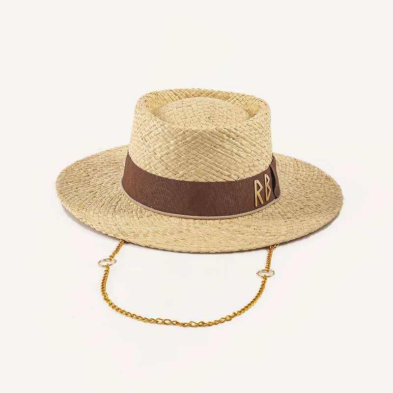 Women Straw Sun Hat Summer Beach Outdoor UV Protection Shade Cap