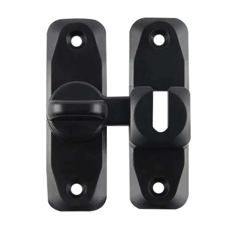 Sliding Barn Door Lock Hardware Safety Angle Locking Latch No-Punch Swing Door Lock Buckle For Garden Bathroom Cabinet Window