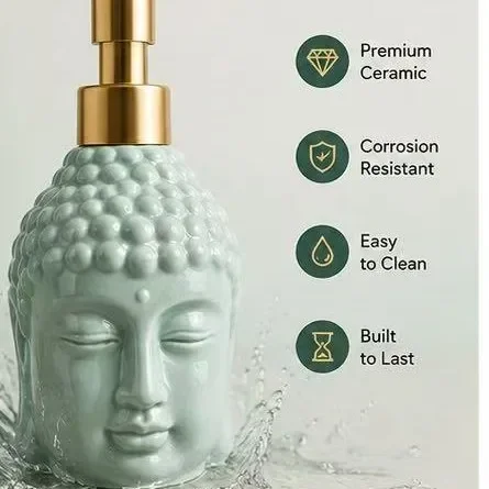 Creative soap dispenser separate bottle Ceramic lotion bottle Bathroom shower gel press bottle Hotel shampoo separate