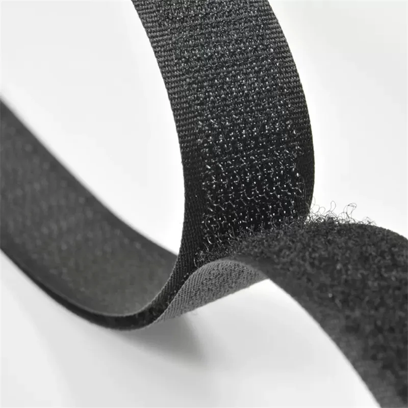 2/5meter Sew on Hook and Loop Colour 20mm Non-Adhesive Fabric Fastener Interlocking Tape Nylon Strips Sticky DIY Craft Supply