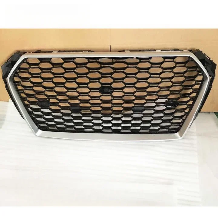 Front Hood Grille Car Front Bumper Grill Center Grille for A4/S4 B9 2017-2019 Fast Shipping For RS4 Grill