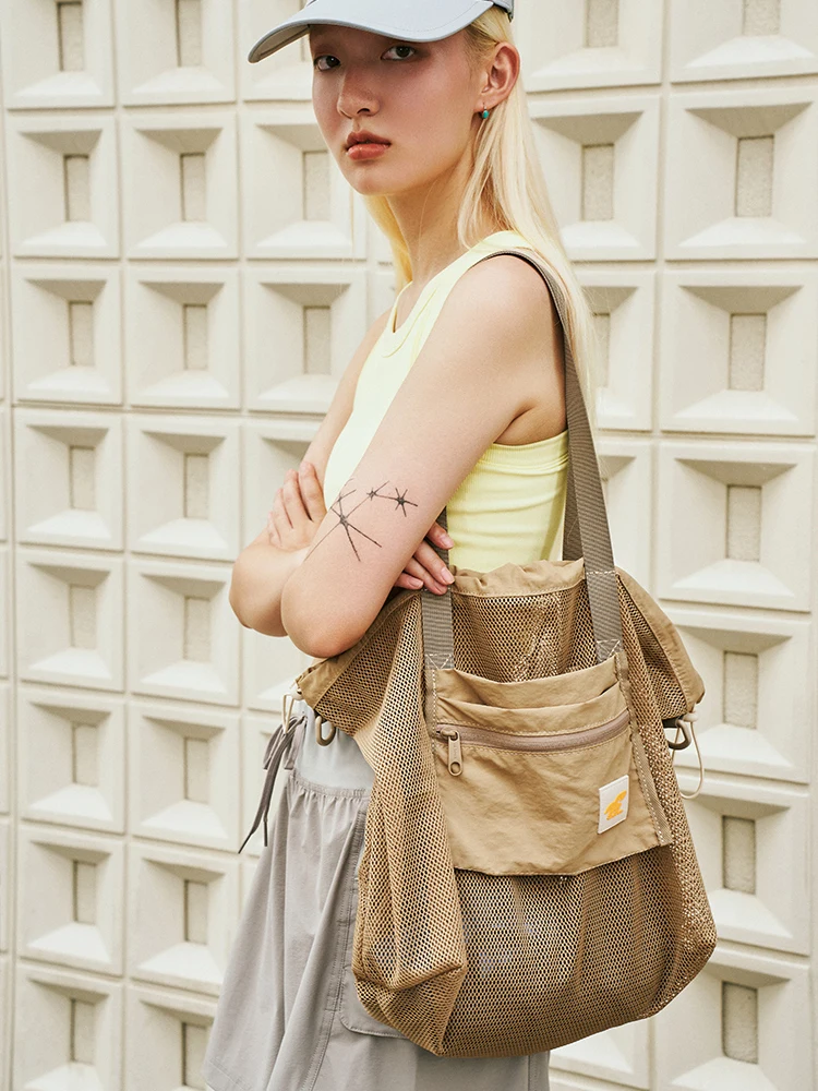 

VAOPER Large Capacity Commuter Tote Bag Foldable Single Shoulder Shopping Women's Handbag Casual Soft Polyester Material