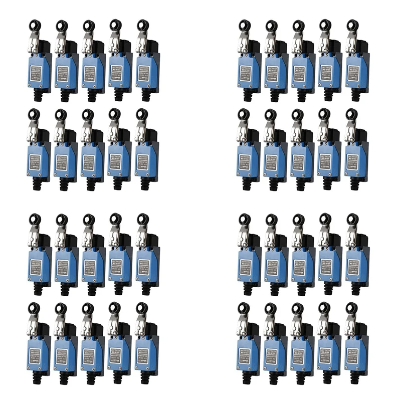 40Pcs ME-8104 Momentary Roller Arm Type Limit Switch For CNC Mill 5A 250V ME8104 Mini Switch