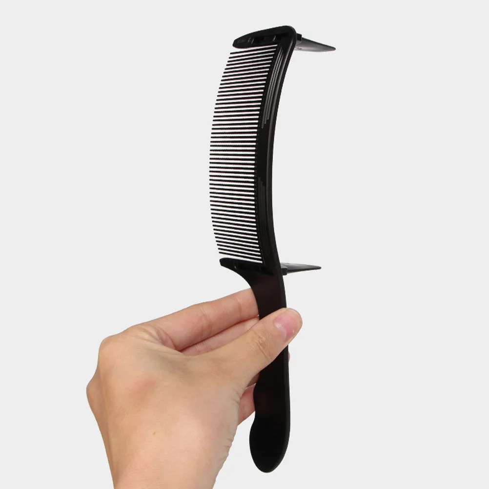 

1 Set Barber Hair Professional Curved Plastic Clipper Comb Guides For Men Styling Flat Tops Short Hair Travel Mustache Comb