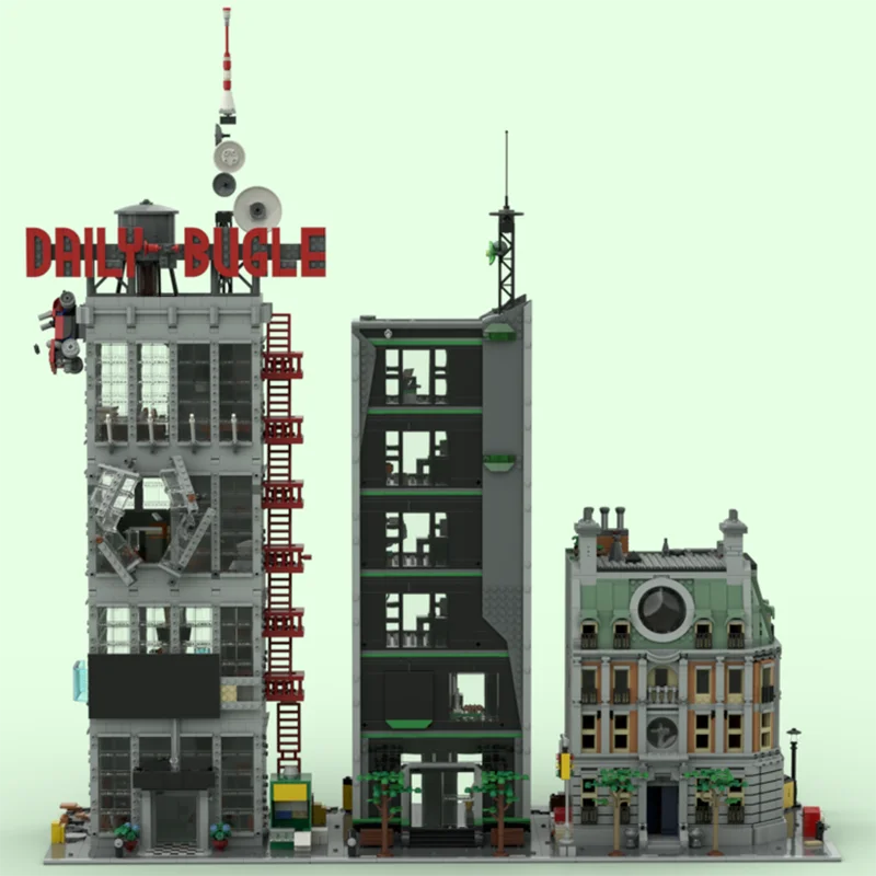 وحدات بناء المدينة Moc قوالب بناء وحدات فيلم بناء نموذج التكنولوجيا وحدات لعبة المكعبات لتقوم بها بنفسك تجميع هدايا عيد الميلاد #5