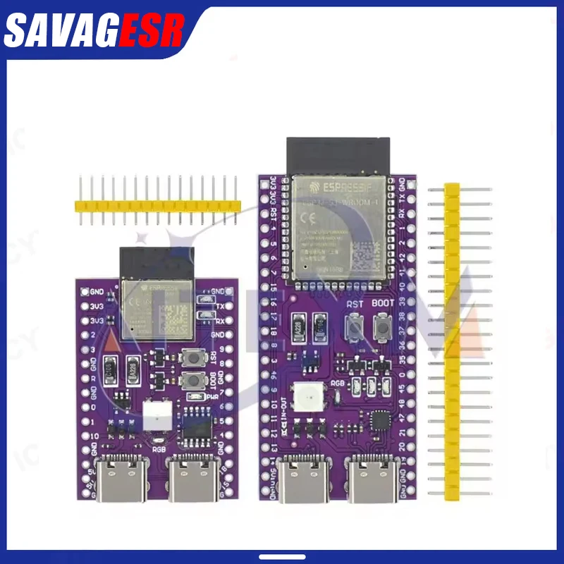 ESP32/ ESP32-S3/ESP32-C3 Dual Type-C Development Board ESP32-C3-DevKitM-1 ESP32-C3-MINI-1 ESP32-S3-DevKitC-1 N16R8 N8R2