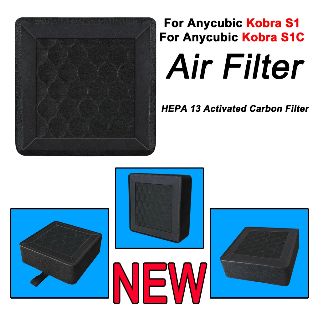 

For Anycubic Kobra S1 Air Filter HEPA Activated Carbon Filter Toxic Gases Upgrade Spare Parts 3d Printer kobra s1 accessory