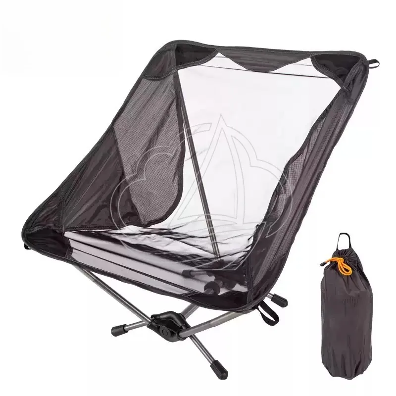 780g Ultralight Moon Chair Aluminum Alloy Portable Folding Chair For Hiking Backpacking Outdoor Travel
