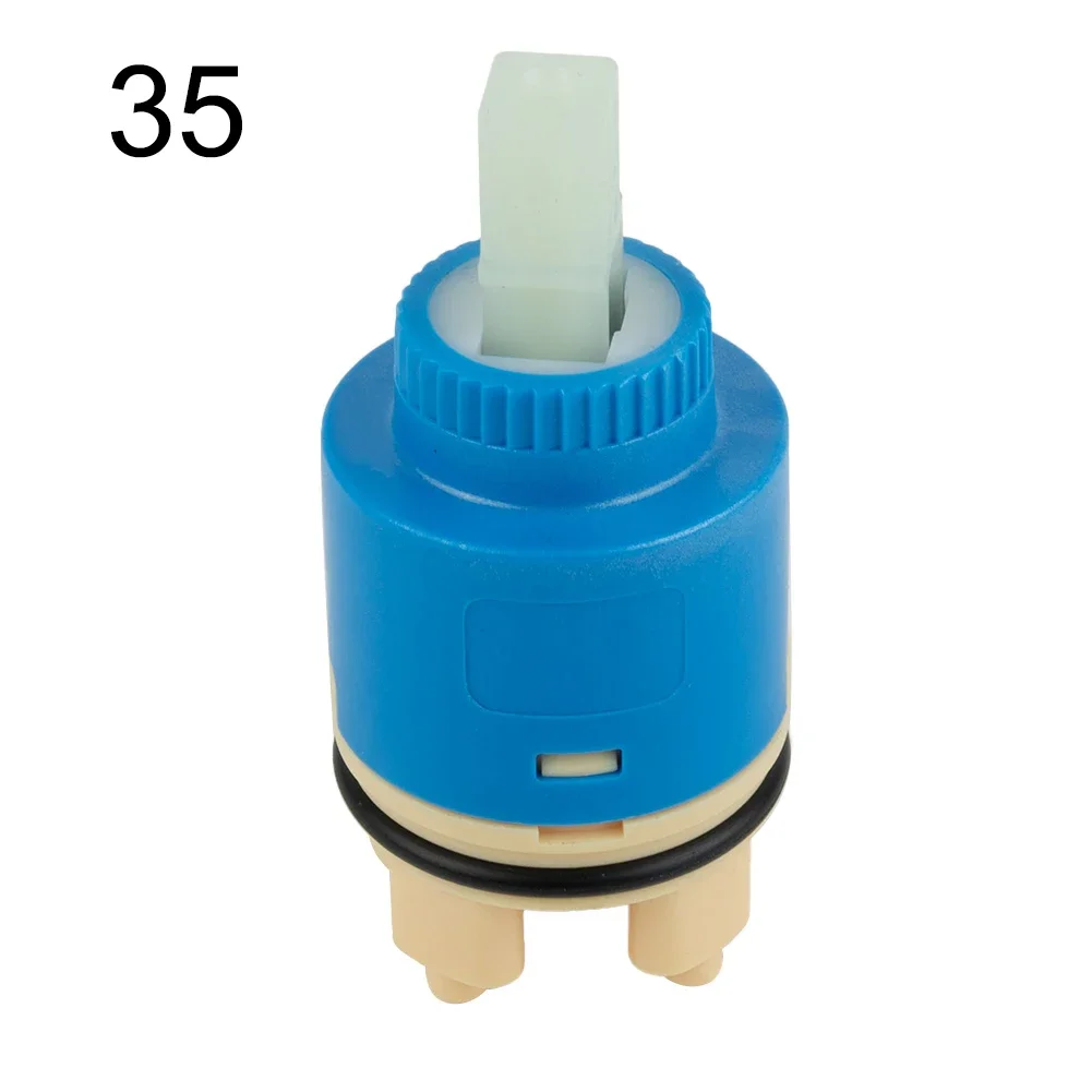 Carrete mezclador de grifo de palanca, reparación de lavabo, Cartucho de disco de cerámica, cocina, ducha, baño, 40mm, diámetro de 3,9 cm x 6,9 cm