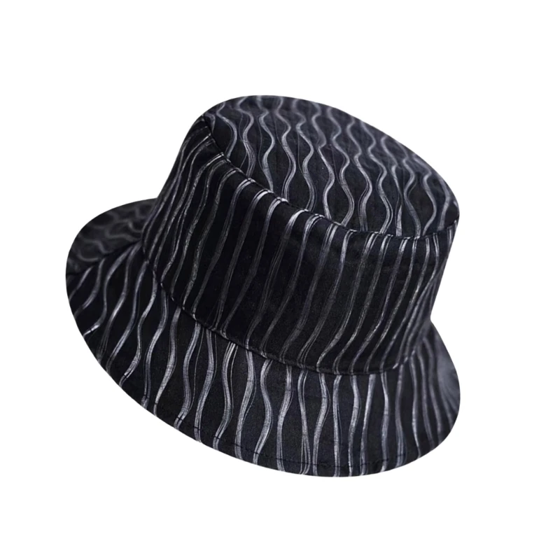 Fiber Optics Light Up Hat With Adjustable Flashing Modes For Parties Festival LED Bucket Hat for Night Event Performances