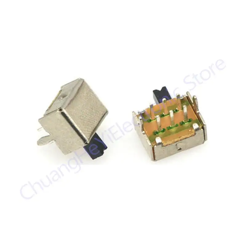 100PCS Mini Toggle switch SK22D07 Double Row 2P2T 6Pin Handle High 5mm SK22D07VG5 2 Positions