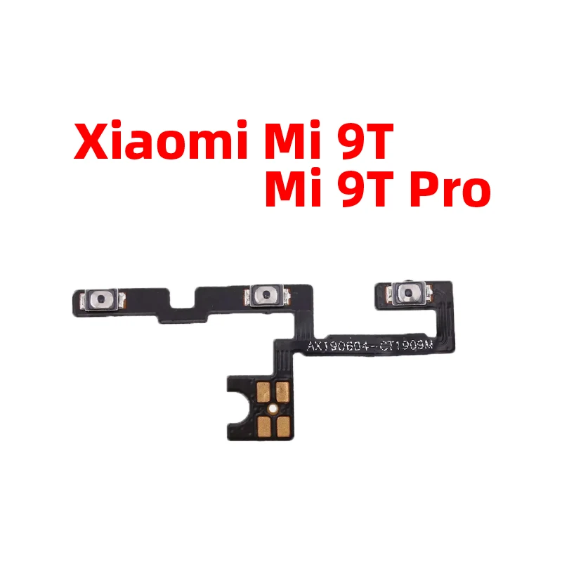 Cable flexible de repuesto para Xiaomi Mi 9T, Mi 9T Pro, mi 9Tpro, botón de encendido, apagado, volumen, cámara