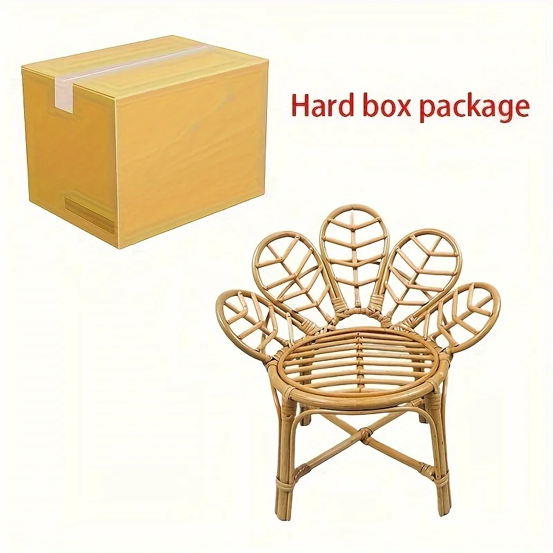 Newborn Photography Props Baby Rattan Flower Chair Infant Photo Furniture Rattan Bed Basket Posing Prop Baby Shooting Accessorie