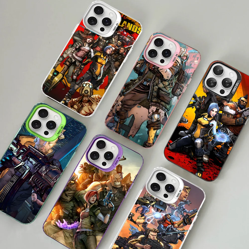 B-Borderlands Game Phone Case For IPhone 16 15 14 13 12 11 Pro Max X XR XSMAX 8 7 Plus Matte Shockproof Back Cover