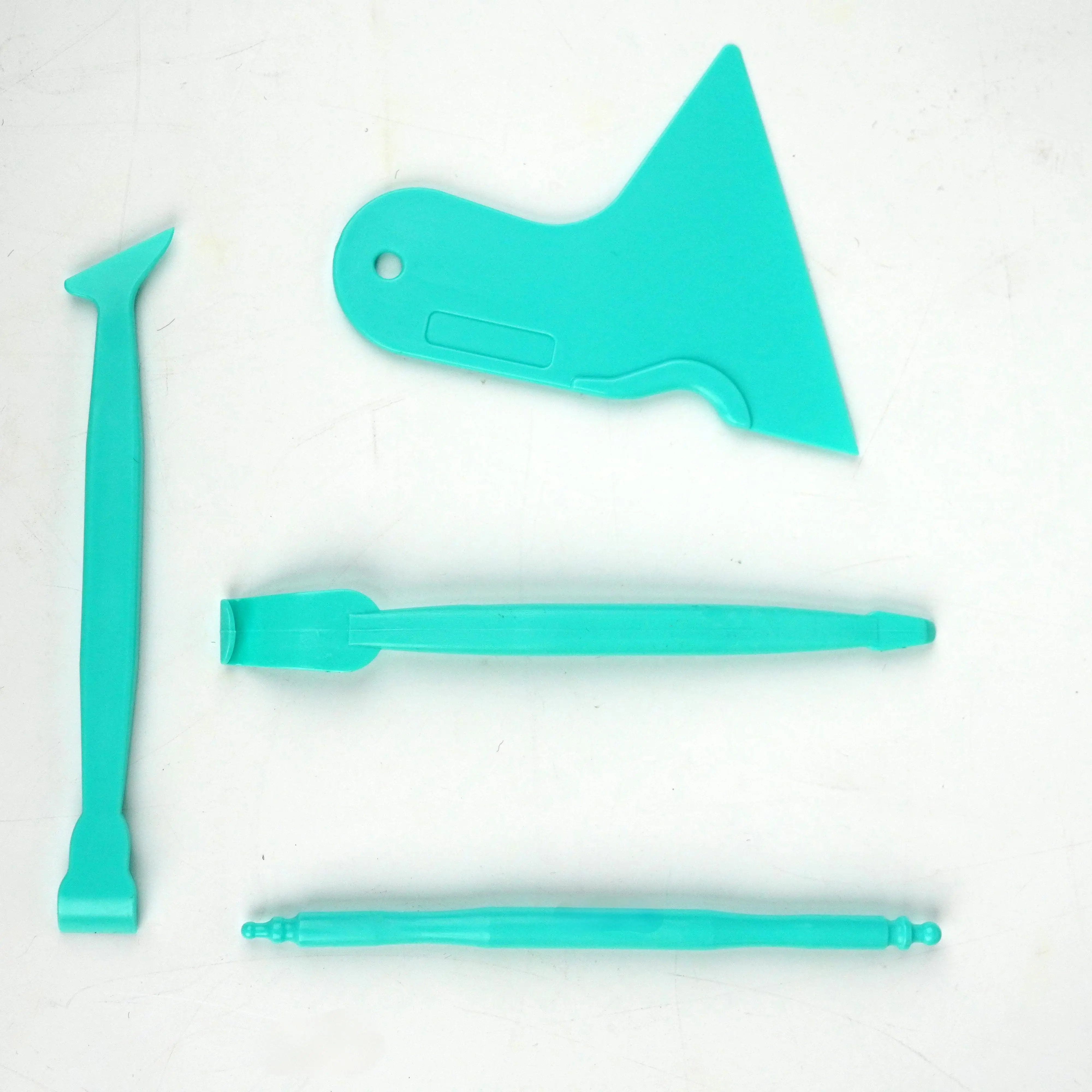 Car Wrap Vinyl Tool Edge Trimming Scraper Thin Triangle Squeegee for Car Film Color Change & Invisible Wrap Installation
