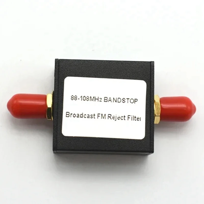 New Broadcast FM 88-108M SDR Band Stop Filter For Receiver SDR Clean RX Noise Reduction Aluminum Version