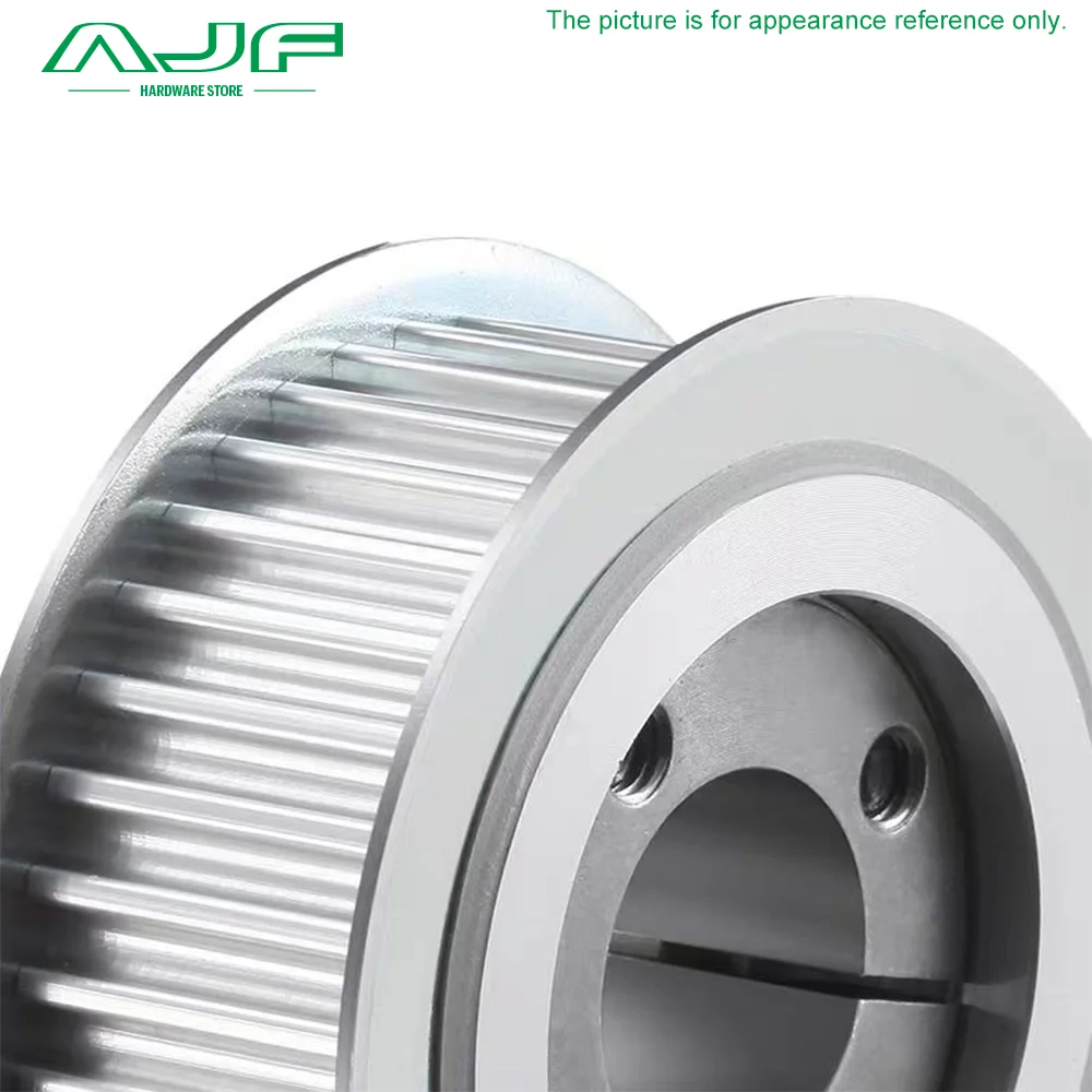 48T 50T 60T 70T 72T 80Teeth HTD 3M Timing Pulley Keyless Bushing Bore 5mm-32mm for Belt Width 10/15mm