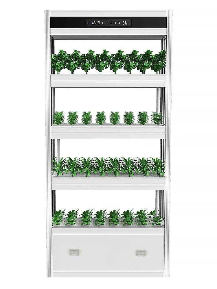 Hot salesSoilless cultivation system Household hydroponic vegetable equipment Three-dimensional indoor planting rack Chassis fac