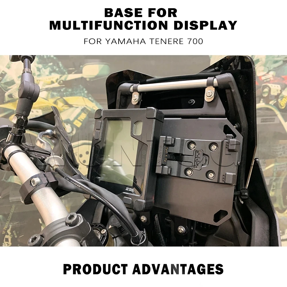 GPS Stabiliser Mount for Yamaha Tenere 700 2019 - 2023 Tenere700 Accessories Motorcycle Multifunctional Phone Bracket T7 Parts