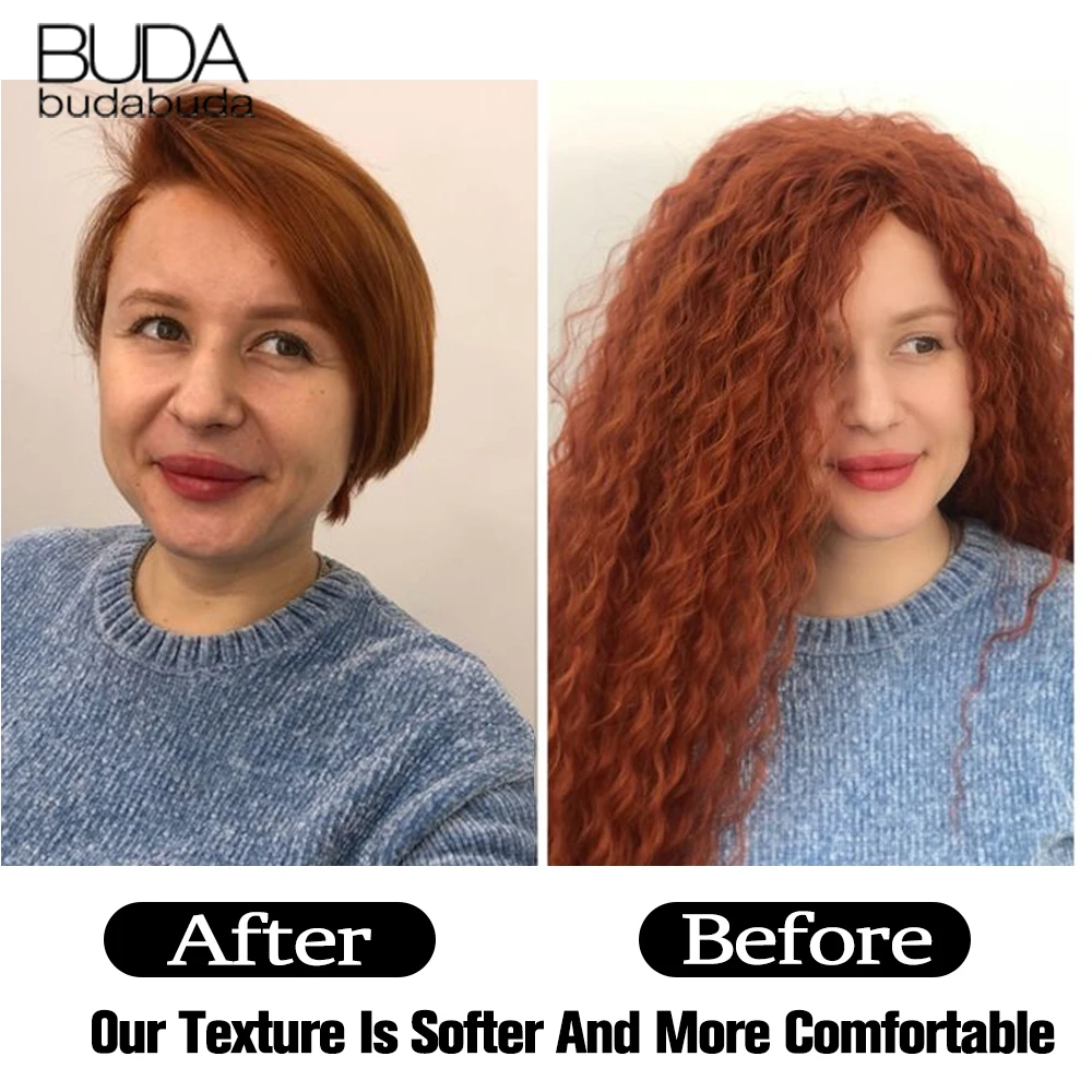 Ariel Curl włosy woda fala Twist szydełkowe włosy naturalne loki Afro syntetyczny Ombre blond 22 cale głęboka fala plecionka do przedłużania włosów budabuda