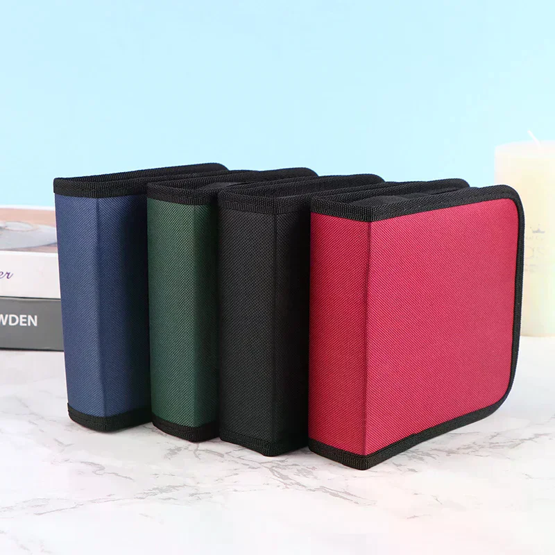 40Tablets CD DVD Discs Oxford Handbags Storage Case CD/DVD Case CD Case Storage DVD Organizer Case DVD Booklet Holder 1Pc