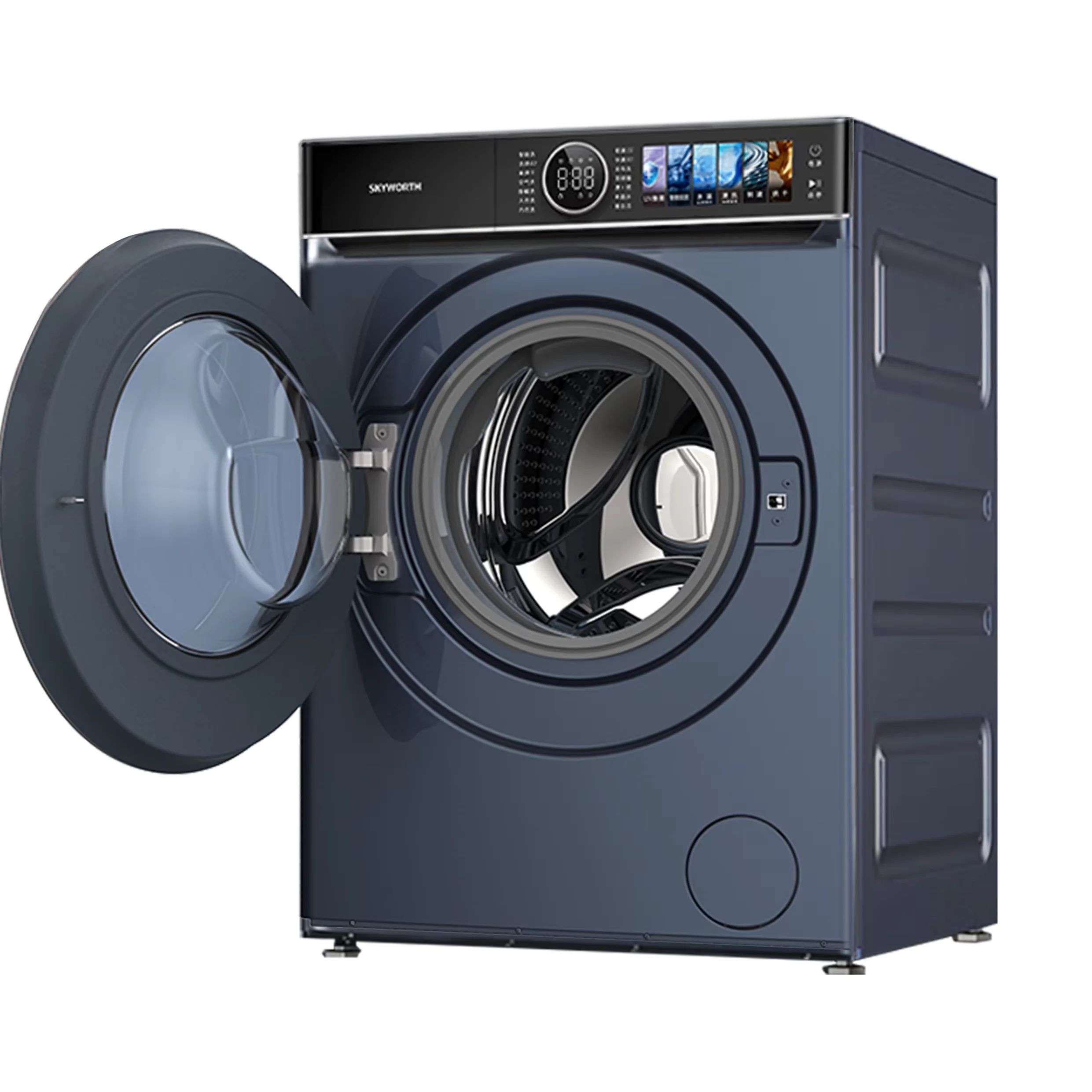 Customization Big Volume Fully Automatic Electric High Temperature Stainless Steel Tub 12kg Capacity All-In-One Washer Dryer