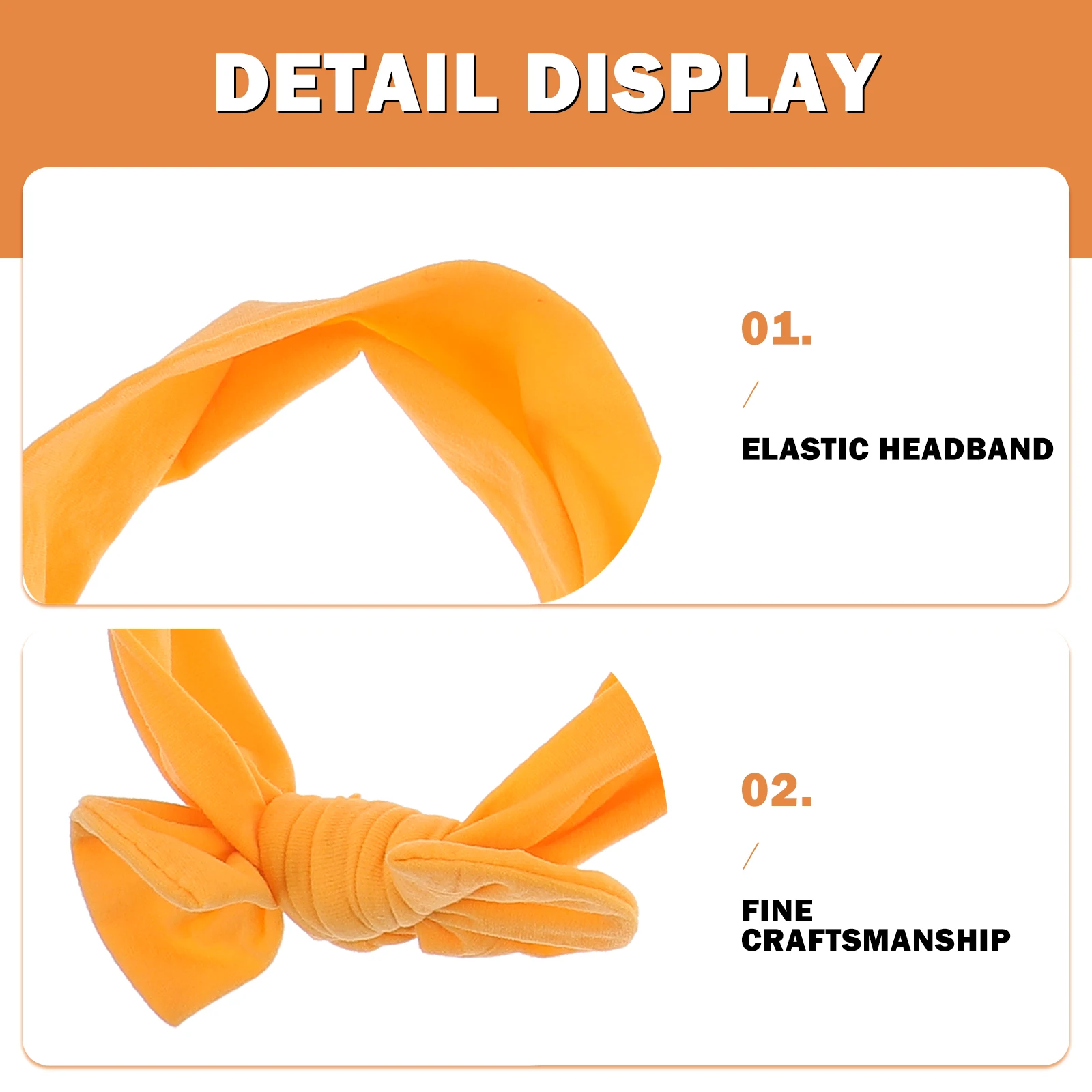 

6pcs Baby Bow Headbands Elastic Hair Accessories for Toddler Girls Newborn Cosplay Party Dress Up Flower Girl Hair Bands