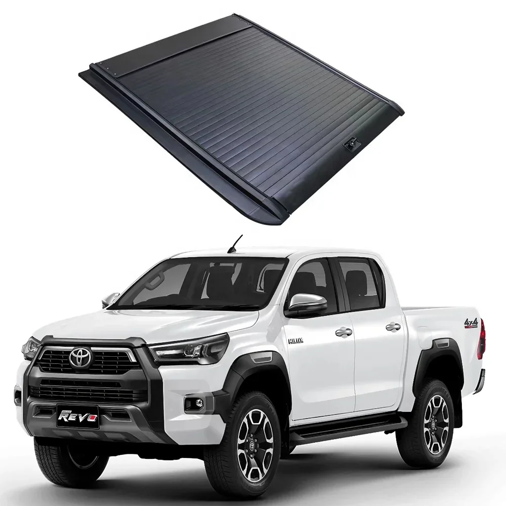 

Factory direct sales Pickup Truck Bed Manual Box Retractable Tonneau Cover For 2015+ Toyota Hilux /Revo