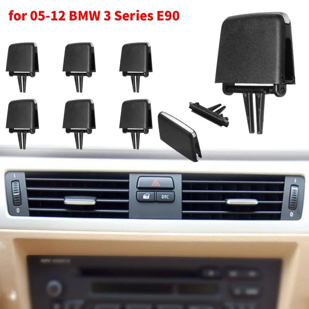 1-6 Stück Auto Klimaanlage Lüftungsschlitz-Clip Reparatur-Set für 05-12 BMW 3er E90 Auto Klimaanlage Lüftungsauslass-Clip