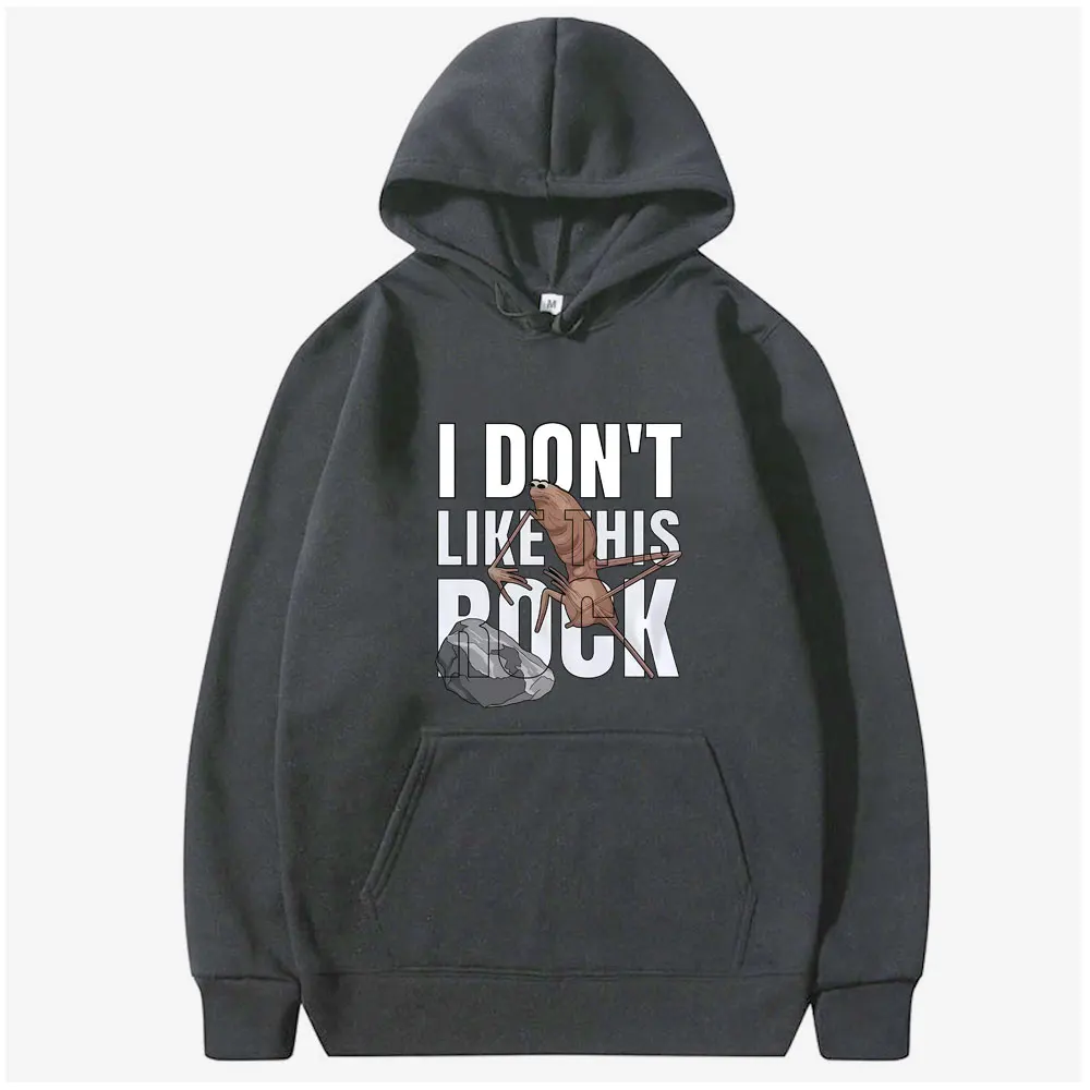 عرض ساخن أنا لا أحب هذا روك هوديي ماركوس الدودة مضحك ميمي البلوز الرجال النساء عادية خمر المتضخم مقنعين البلوز