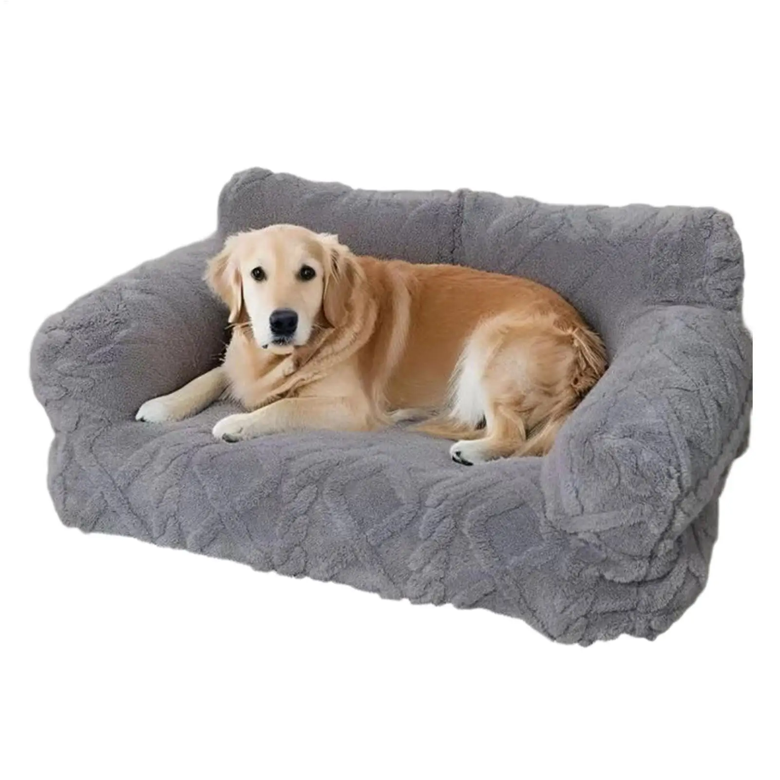 

Плюшевый диванчик для собак, мягкий, удобный, эластичный, съемный, для щенков, кошек, котят, мелких, средних и крупных пород.