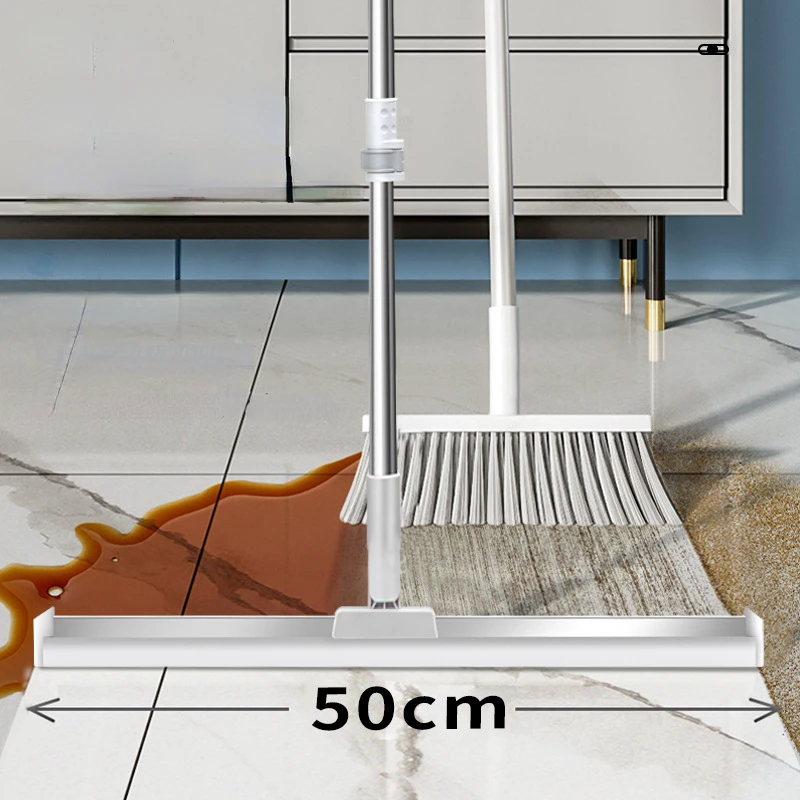 2024 New broom mop magic multifunctional wiper vacuum silicone toilet household floor 50cm magic broom