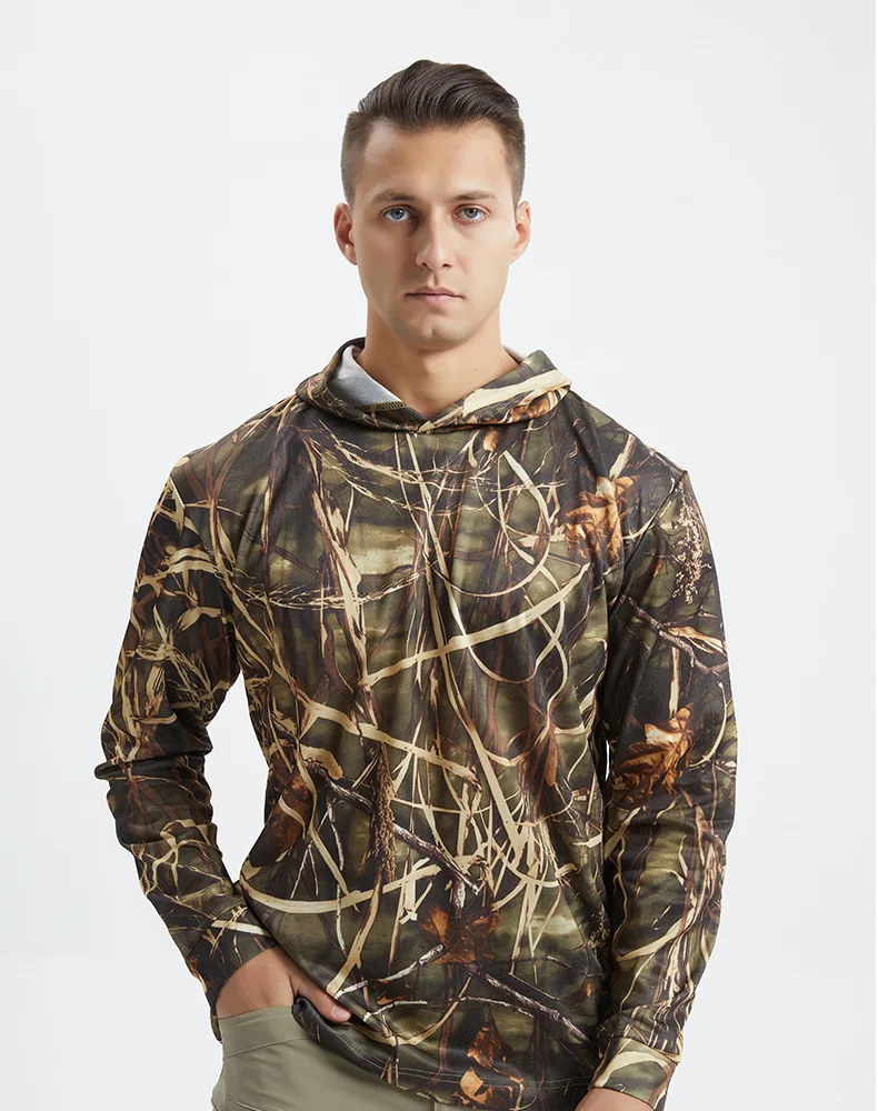 Sudadera táctica camuflaje biónico protección solar secado rápido - imagen 5