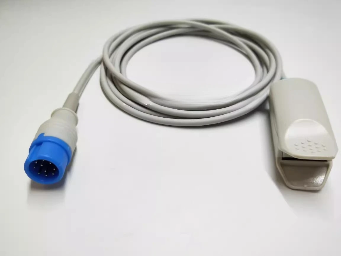 

Compatible with Komens C60 C50 C90 8000 digital bloods oxygen probe ECG monitors finger pulse oxygen probe 12 pins