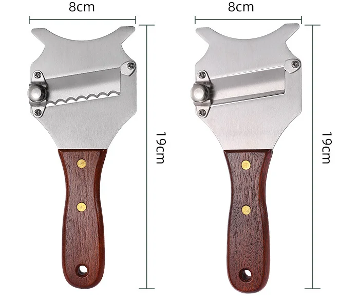 

Truffle Shaver Truffle Slicer Adjustable Thickness Precision Mechanism Stainless Steel Blade Ergonomic Wooden Handle