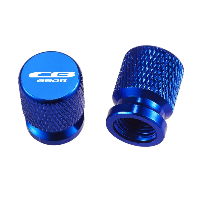 2 Buah Topi Penutup Batang Port Udara Katup Ban Aluminium CNC Sepeda Motor untuk Honda Cb650r Cbr650r Cb Cbr 650R 650 R Aksesori