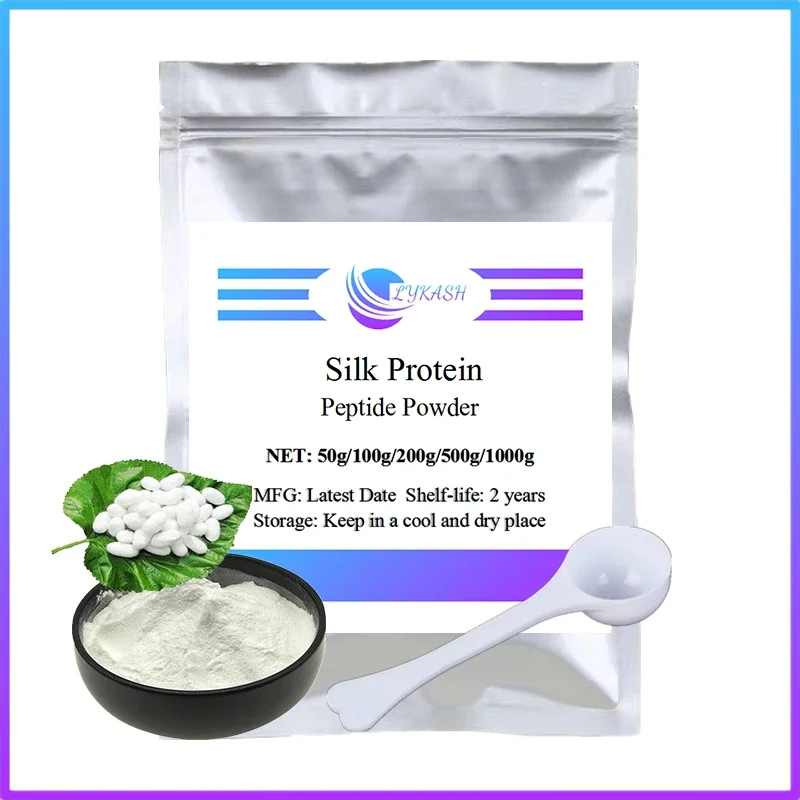 ON SALE Small Molecule Active Silk Protein Peptide,ProteinFibornPeptide,Sericin Powder Moisturizing