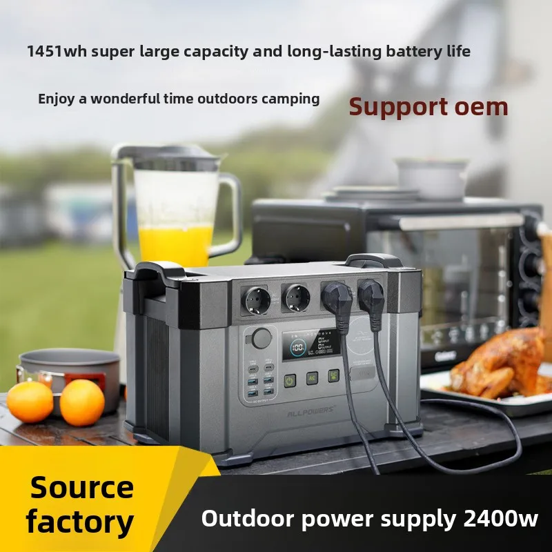 Large-capacity Energy Storage Power Supply, RV Outdoor Energy Storage Power Supply, 2400W Energy Storage Inverter Power Supply