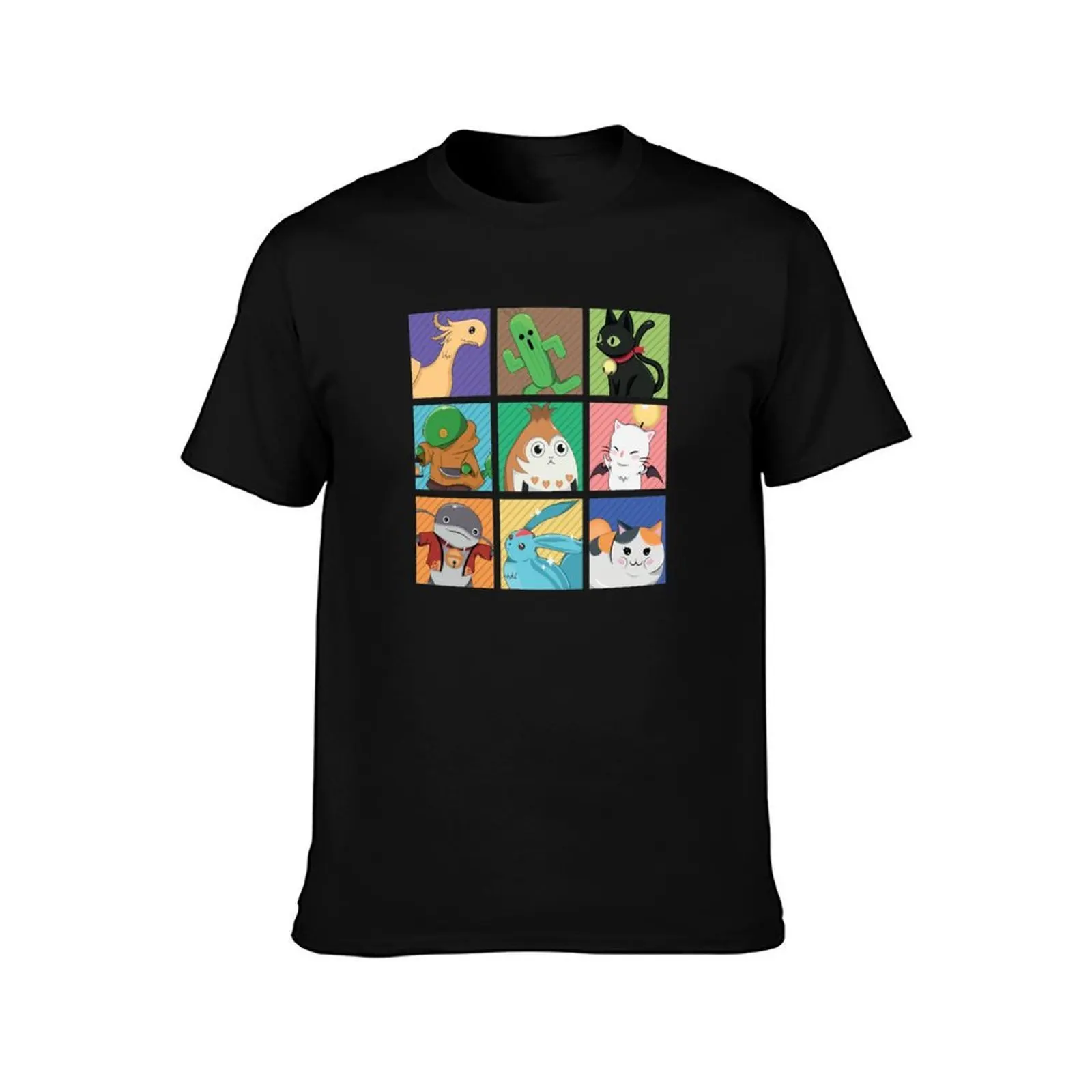 FFXIV POP ART T-Shirt funny t shirts cotton T-Shirt view 2