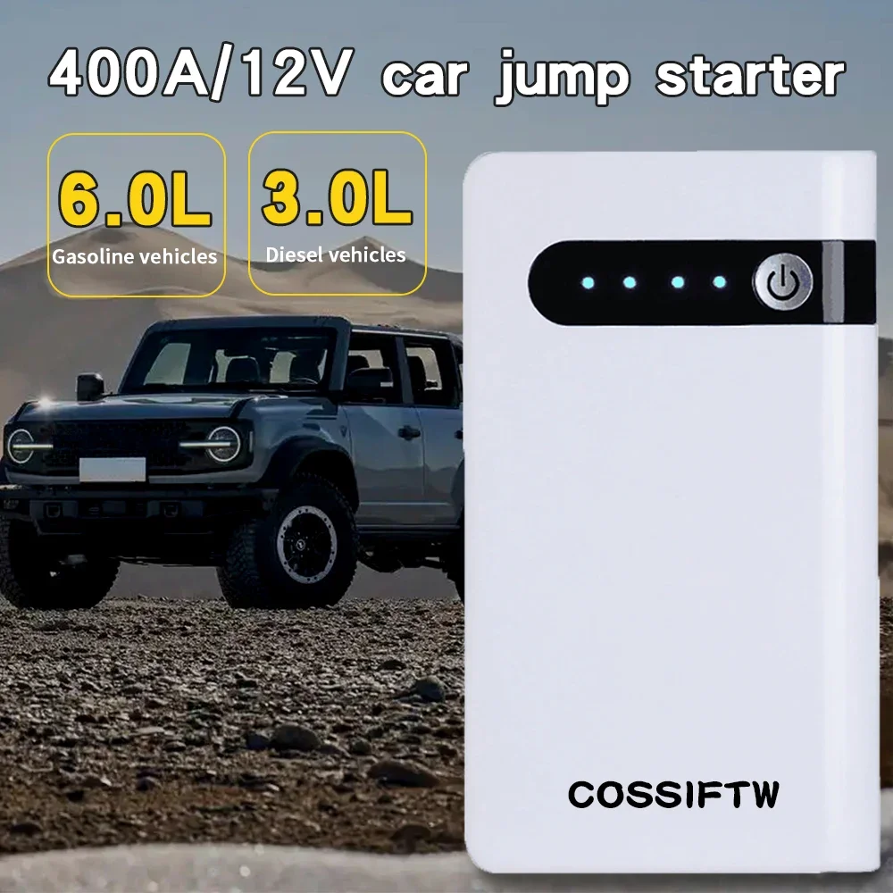 COSSIFTW Jump Starter Car 20000mah Charger 800A Booster Power Bank Jump Starter 12V Battery Pack, Battery Booster, Jump Box