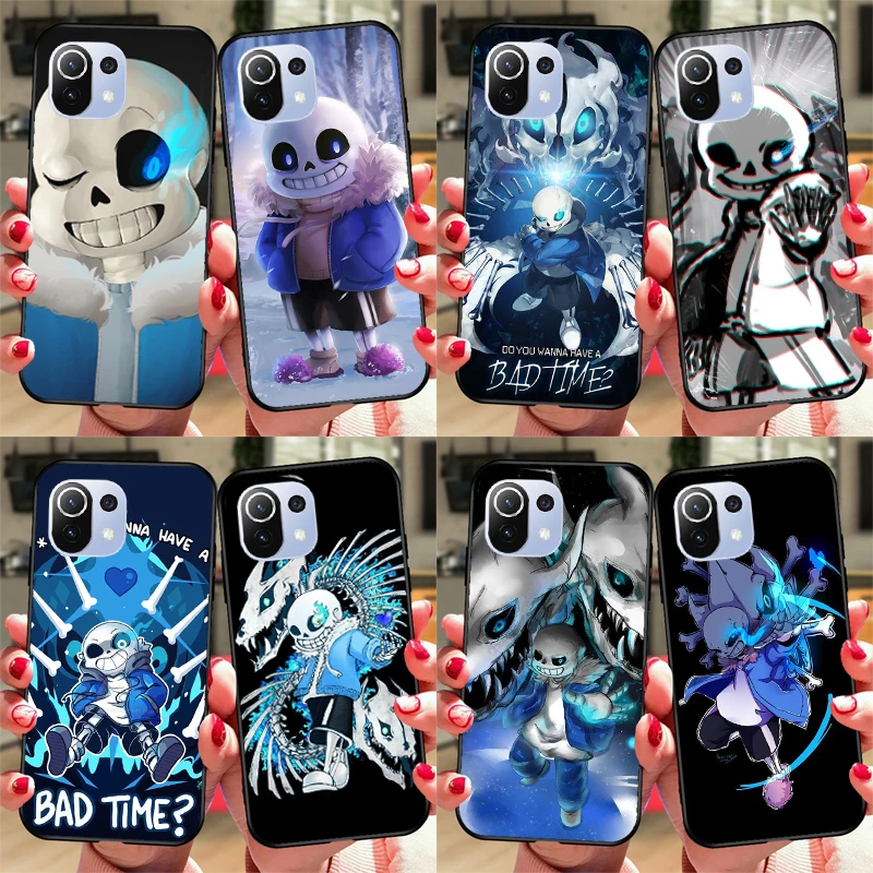 Undertale Sans Doggo Funda For POCO F5 X3 X4 X5 Pro F4 GT C40 F3 Case For Xiaomi 11T 12T Pro 12 X 13 Lite Cover