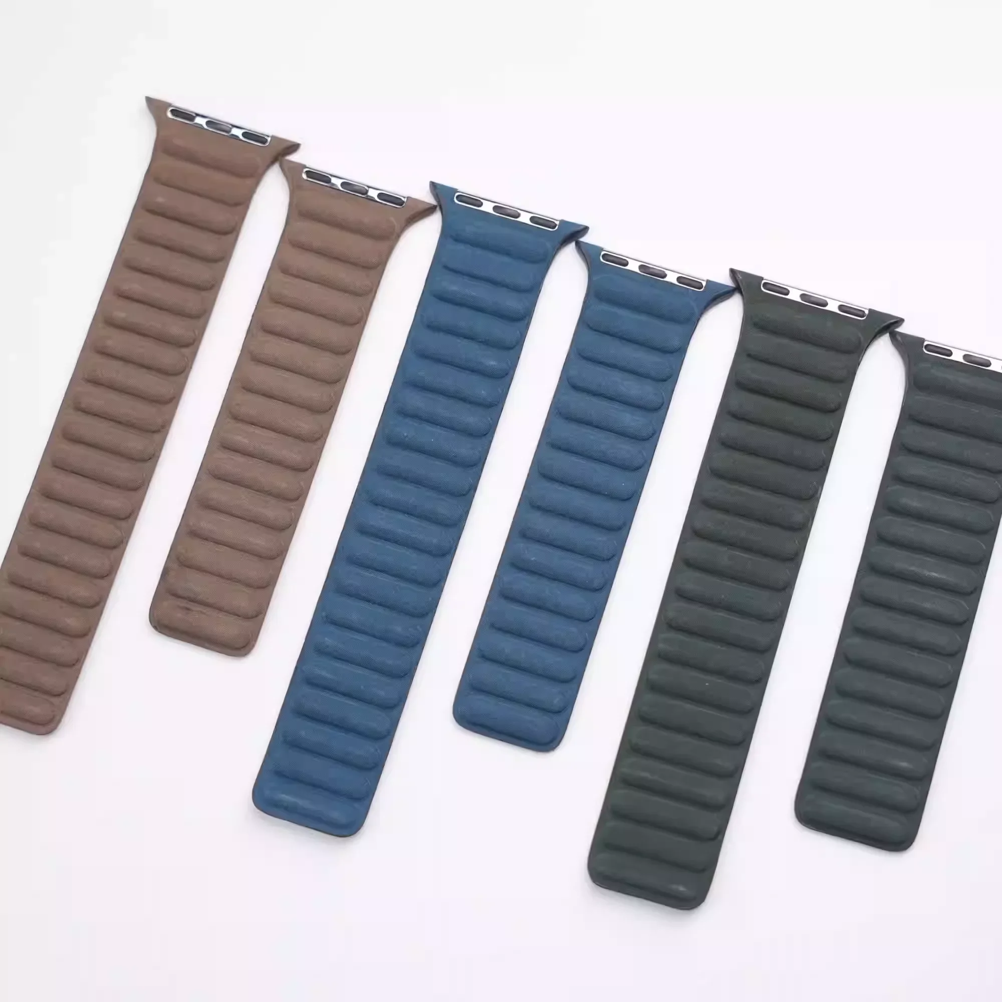 FineWoven المغناطيسي حلقة حزام ل سوار ساعة أبل 44 مللي متر 45 مللي متر 49 مللي متر 41 مللي متر 42 مللي متر 40 مللي متر سوار iWatch 46 مللي متر سلسلة 10 9 8 SE الترا 2