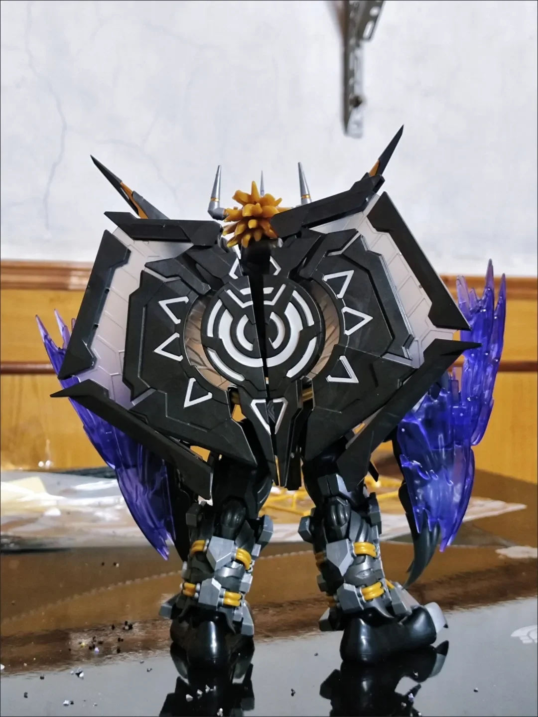 Frs Wargreymon Version améliorée avec des pièces d'effets spéciaux Digimon Anime Figure assemblage modèle Kit figurine Collection jouets