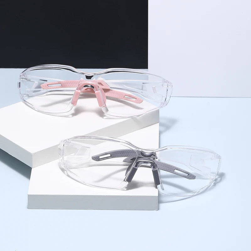 Multifunctional anti-slip soft nose pad safety glasses unisex multi-color sports cycling safety work glasses