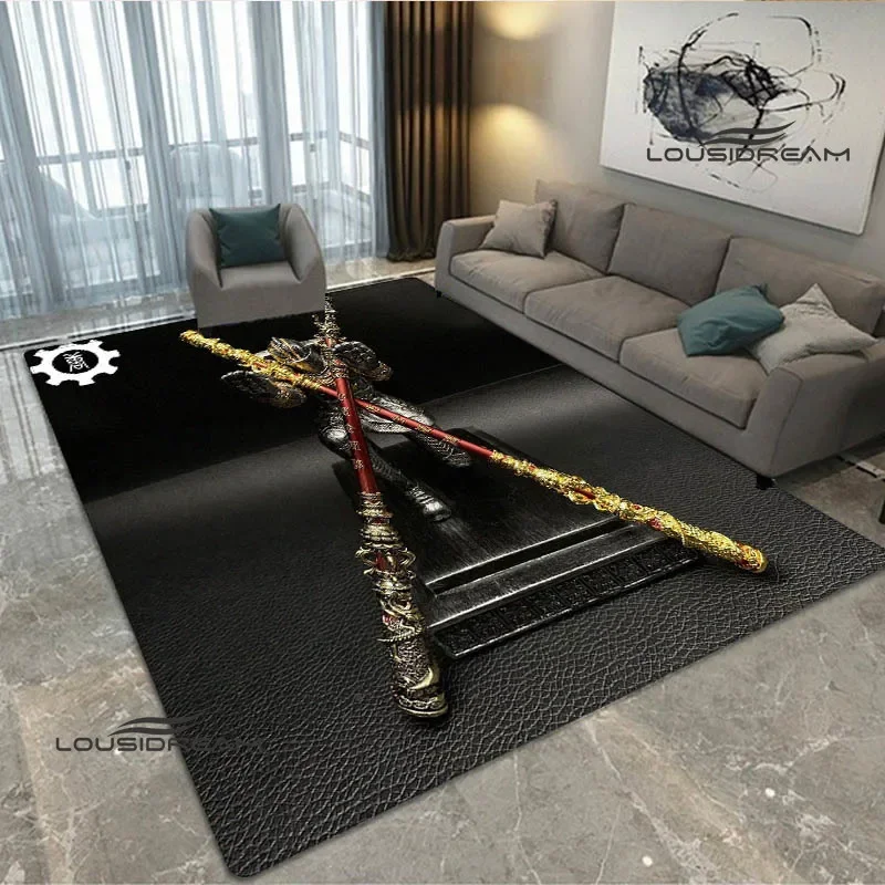 3D game Black Myth: WuKong carpet non-slip carpet carpets for living room Yoga mat Outdoor carpet bedroom decor birthday gift