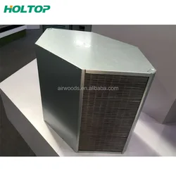 air conditioning 90% recovery efficiency cross counter flow aluminium heat exchanger