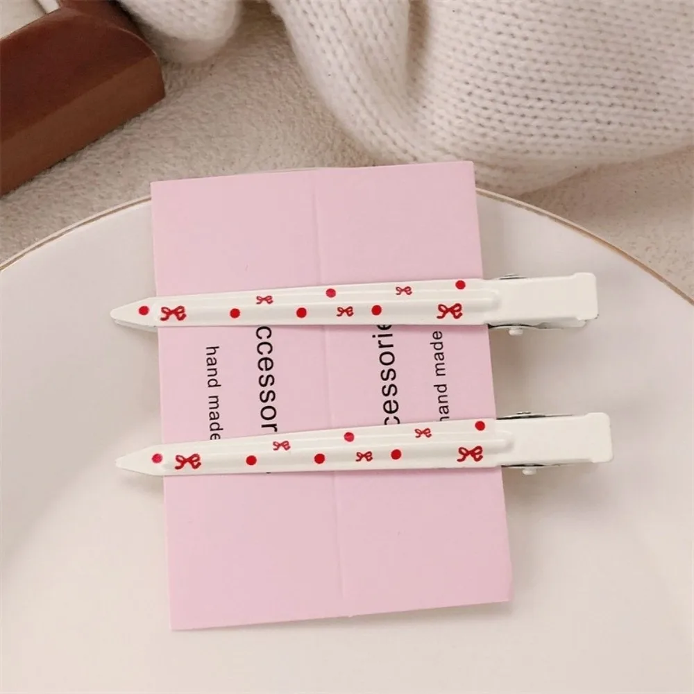 1Pairs الكرتون القوس الدب مقاطع الشعر جرلي دبوس الشعر الحلو Hearwear الانفجارات دبوس الشعر كسر مشبك شعر فتاة إكسسوارات الشعر هدية