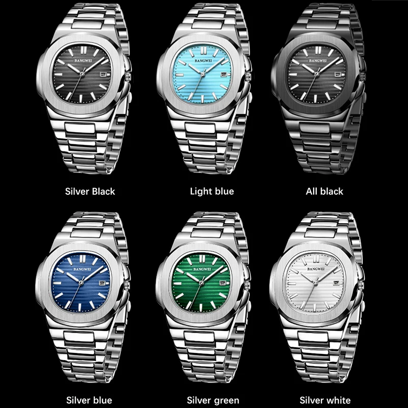 LIGE Business Watch Men Fashion Sports Waterproof Men's Quartz Wristwatches Top Brand Luxury Creative Steel Square Watch For Men