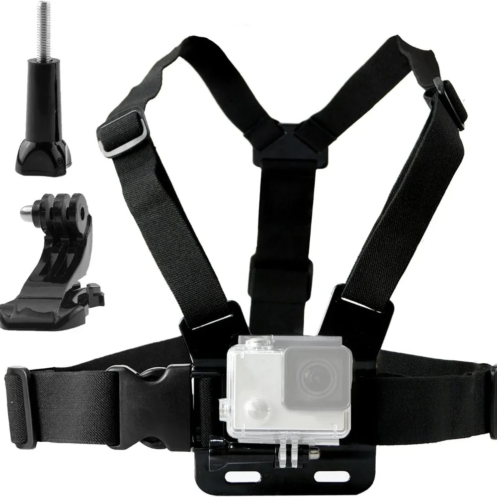 

Chest Mount Chesty Harness Strap for GoPro Hero 11 10 9 8 7 6 5 4 Session 3 2 Max AKASO EK7000 Sjcam Action Camera Accessories