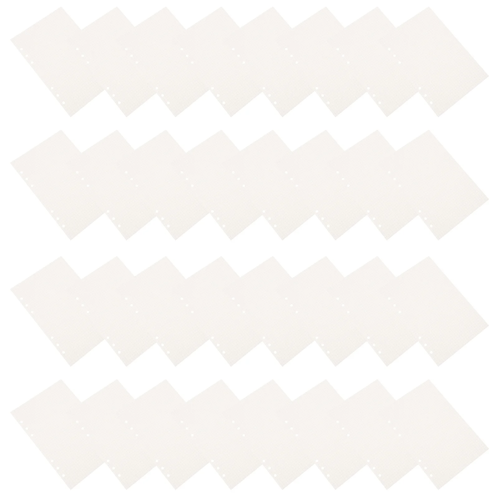 ورق إعادة تعبئة شبكة A5 فضفاضة 45 ورقة إدراج المفكرة سلسة للمس تصميم متعدد الاستخدامات للطلاب الفنانين عمال المكاتب #5